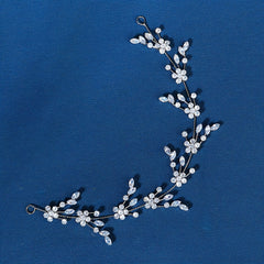 Crystal Leaf Headband Hair Jewelry for Weddings