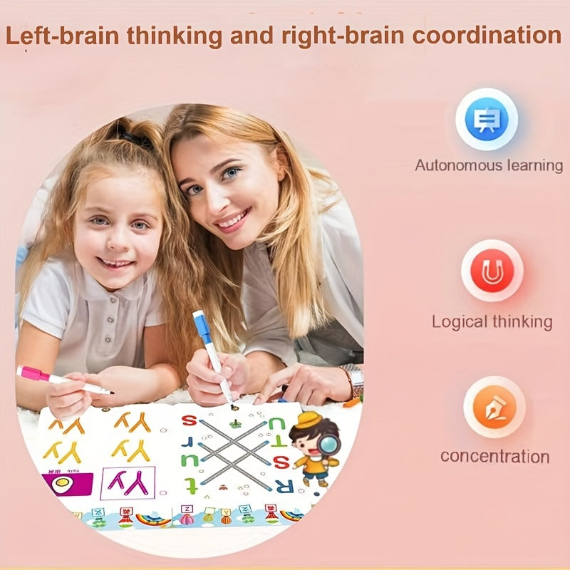 Kids' Handwriting & Drawing Skills Improvement Book