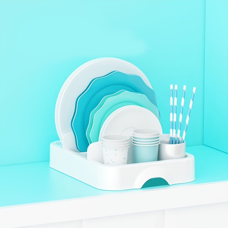 Food Container Lid Organizer With Expandable Dividers