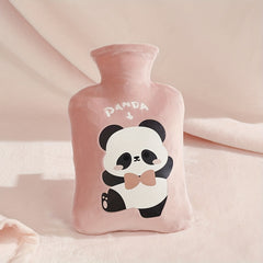 500ml 1000ml Panda Hot Water Bag Plush Safety Hand Warmer