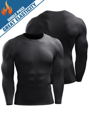 Men's Compression Sport T-Shirt - Quick Drying Sweatshirt for Fitness