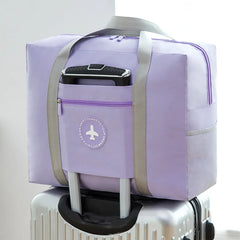Nylon Foldable Travel Bag Unisex Large Capacity Luggage Women Men KL878