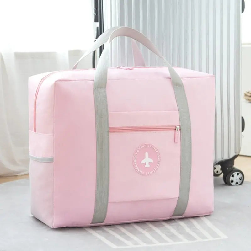 Nylon Foldable Travel Bag Unisex Large Capacity Luggage Women Men KL878