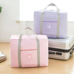 Nylon Foldable Travel Bag Unisex Large Capacity Luggage Women Men KL878