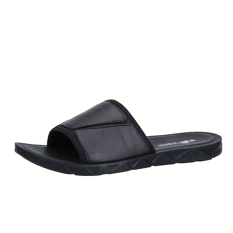 Men's Non Slip Casual Slides Open Toe Shoes for Indoor Outdoor Beach Shower