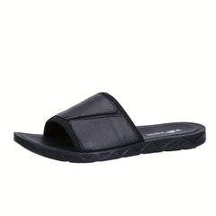 Men's Non Slip Casual Slides Open Toe Shoes for Indoor Outdoor Beach Shower
