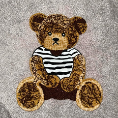 Bear Patch Sticker Animal Polyester Patch For Sewing Embroidery Applique