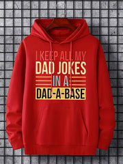 Funny 'Keep My Dad Jokes' Hoodie For Men