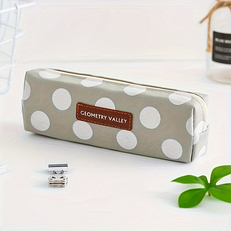 Korea Checker Pen Bag Large Capacity Stationery Storage Pencil Box