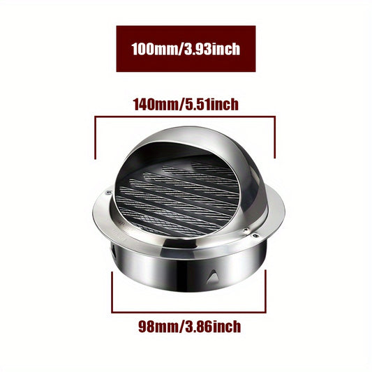 Stainless Steel Round Wall Vent Cover 100-150mm