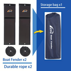 ZPO Boat Fender 2 Pack with Ropes 60 96X15 24X6