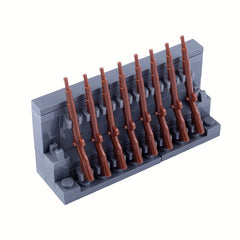 Military Gun Rack Equipment for Small Particle Building Blocks Toy