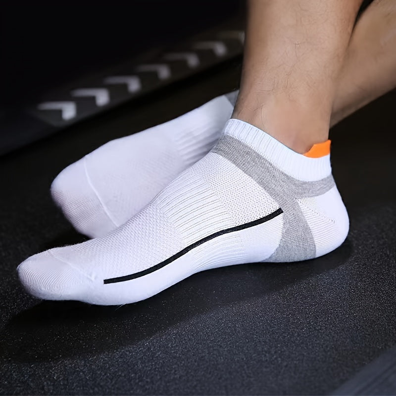 Men's Ankle Socks Breathable Sports Cotton Basketball S