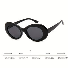Y2K Sunglasses Punk Round Lens Glasses UV Protection