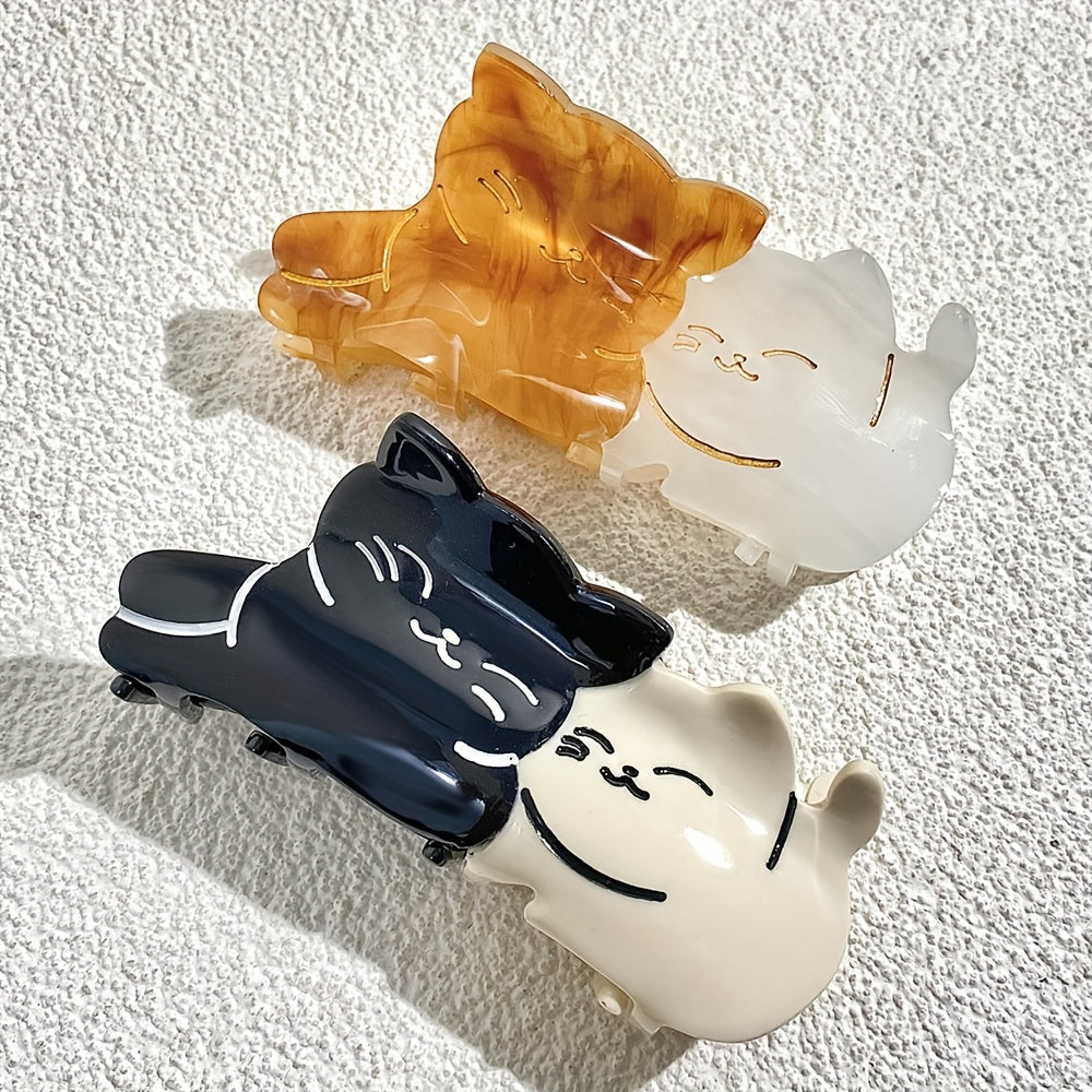 Colorful Cat Hair Claw Clip for Women Hair Accessories