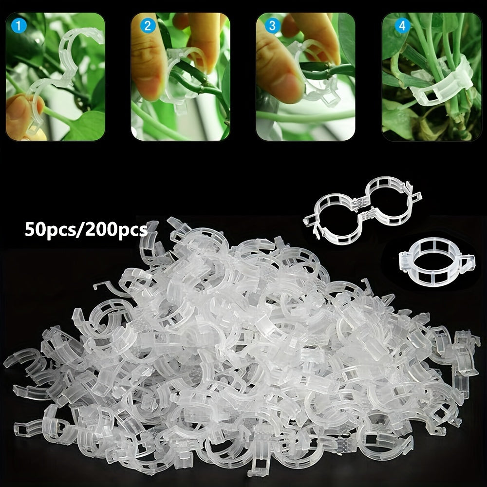 Plant Support Clips for Tomato Vine Vegetables Garden - 50/100/200pcs