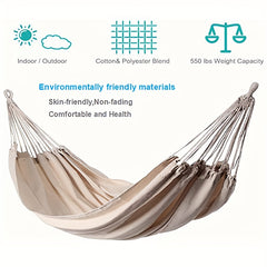 260 Outdoor Hammock Single & Double Adult Hammock Tree Straps