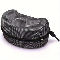 Skiing Snowboard Glasses Storage Box Hard Case Ski Goggle Portable Zipper