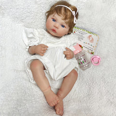 Princess Full Body Vinyl Reborn Doll with Rooted Hair