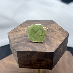 Retro Wild Irregular Oil Drip Ring Fairy Adjustable Ring