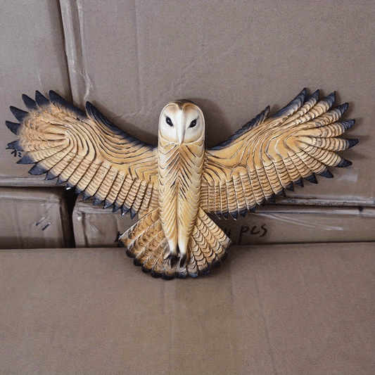 Owl Wall Decorative Ornaments Resin Craft Collectibles Home Decor