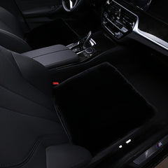 Long Fluffy Car Cushion Warm Single Seat Thickened Universal Binding