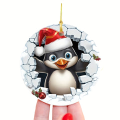 1pc Acrylic Christmas Decorations Pendant Party Supplies