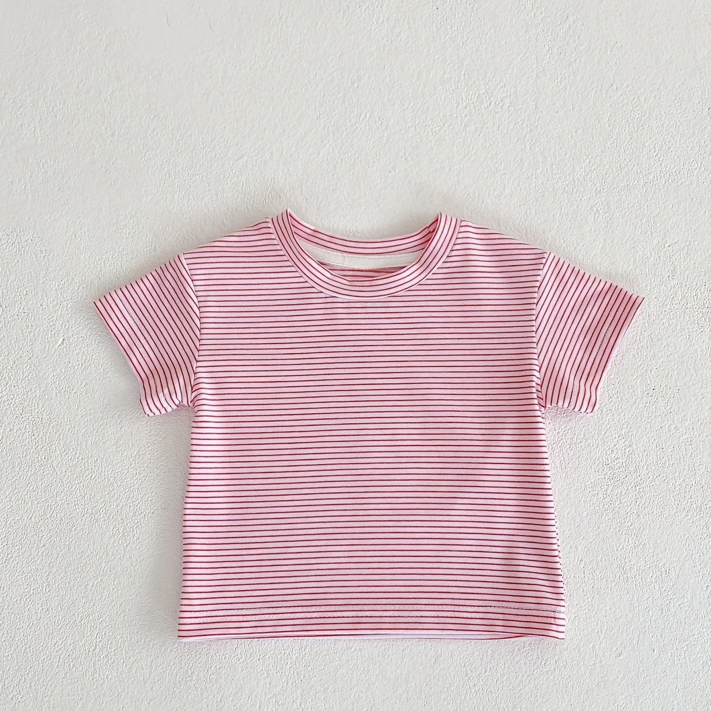 Infant Casual Round Neck T-shirt for Summer