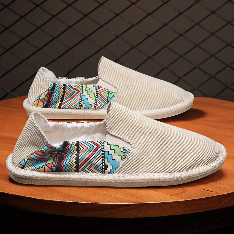 Men's Slip On Canvas Shoes Non Slip Sneakers