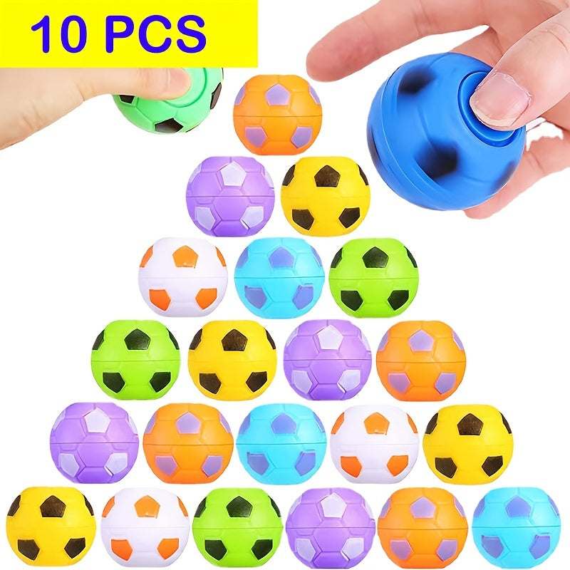 Football Fidget Spinner Silicone Vent Toy Anxiety Relief Key Chain