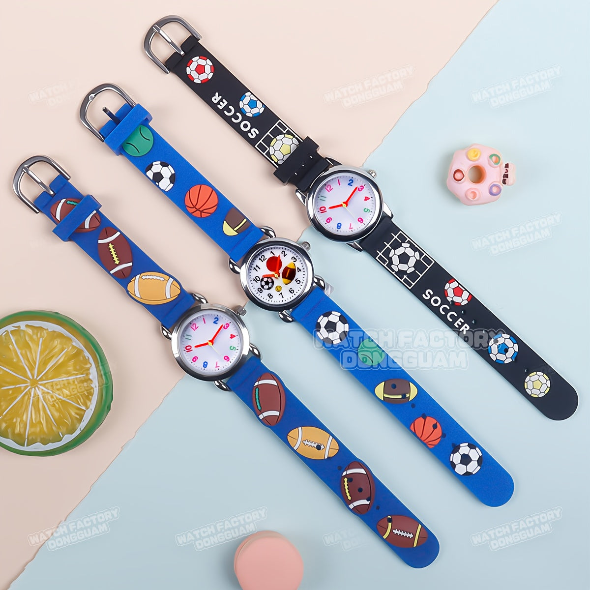 3D Printed Sports Style Student Wristwatch Gift
