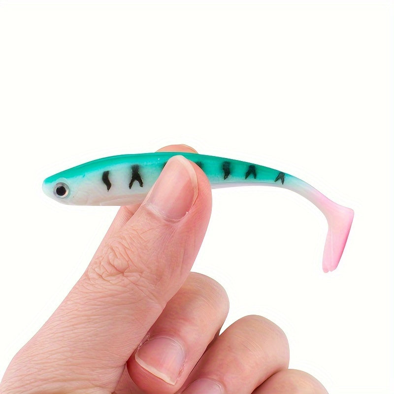 5pcs T Tail Soft Lure 9 5g Bionic Bait for Fishing