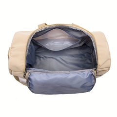 Nylon Letter Pattern Duffel Bag Short Trip Luggage Bag