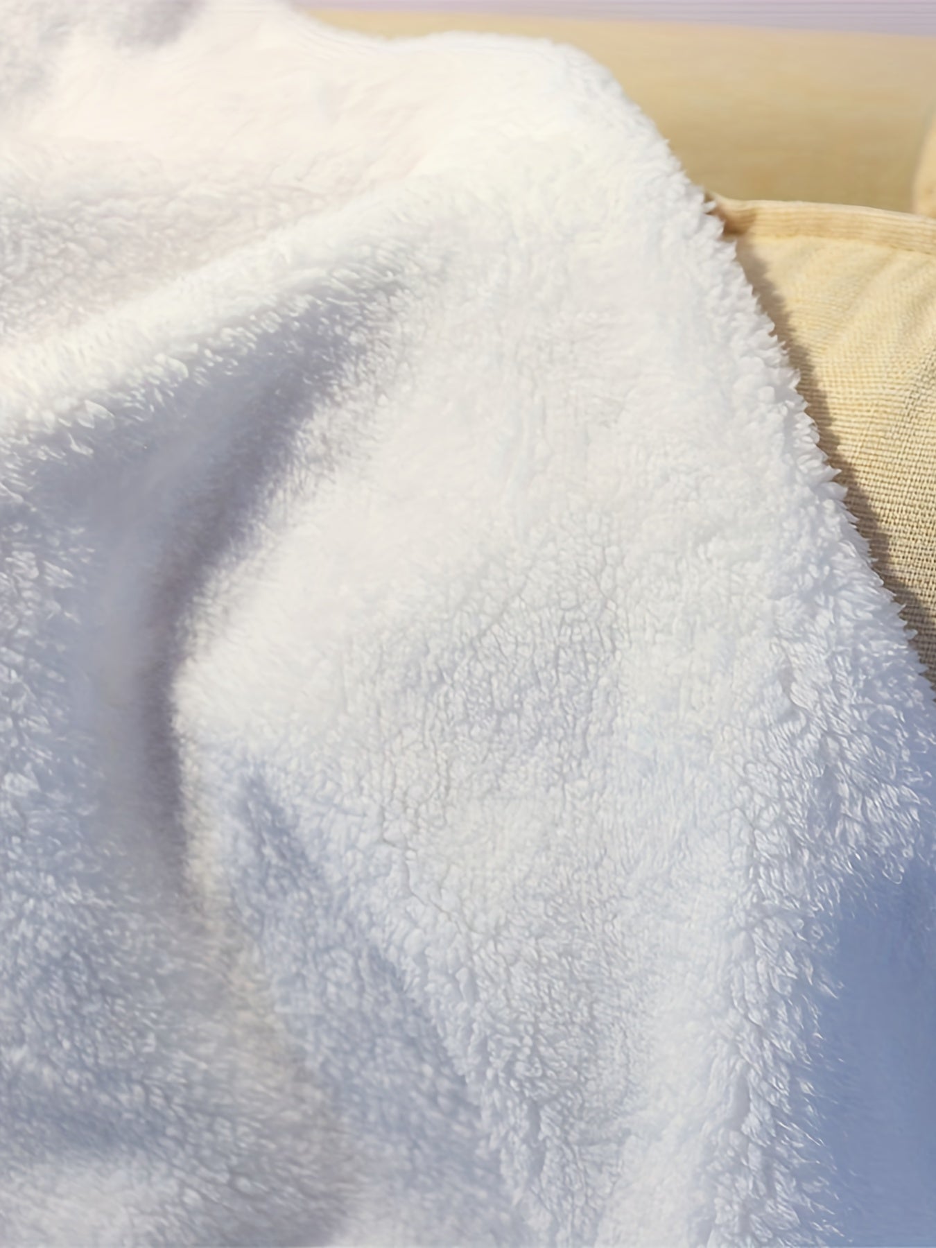 Plush Hooded Robe & Warm Long Sleeve Robe With Pockets