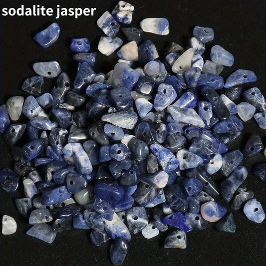 Natural Stone Irregular Gravel Chips Beads - Amazonite Garnet