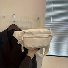 Canvas Casual Waist Bag Women's Sports Fanny Pack for Outdoor Activities