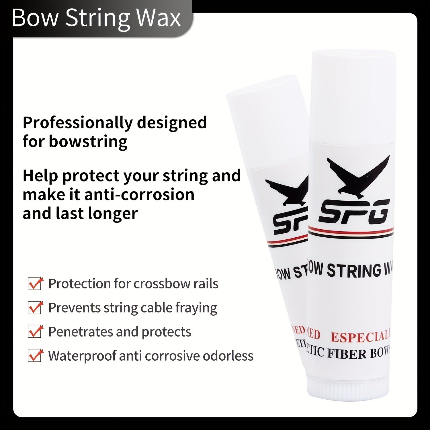 Archery Bow String Wax Waterproof for Crossbow Recurve Compound Bow