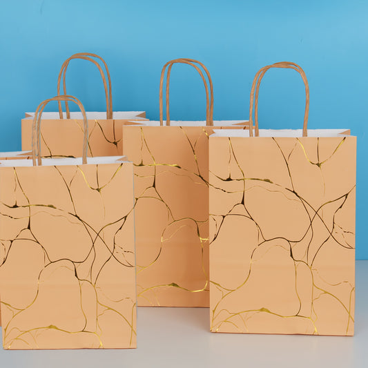 4pcs Paper Gift Bags With Handles Bulk For Birthday Wedding Party