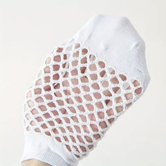 5 Pairs Men's Breathable Mesh Ankle Socks for Sports & Fitness