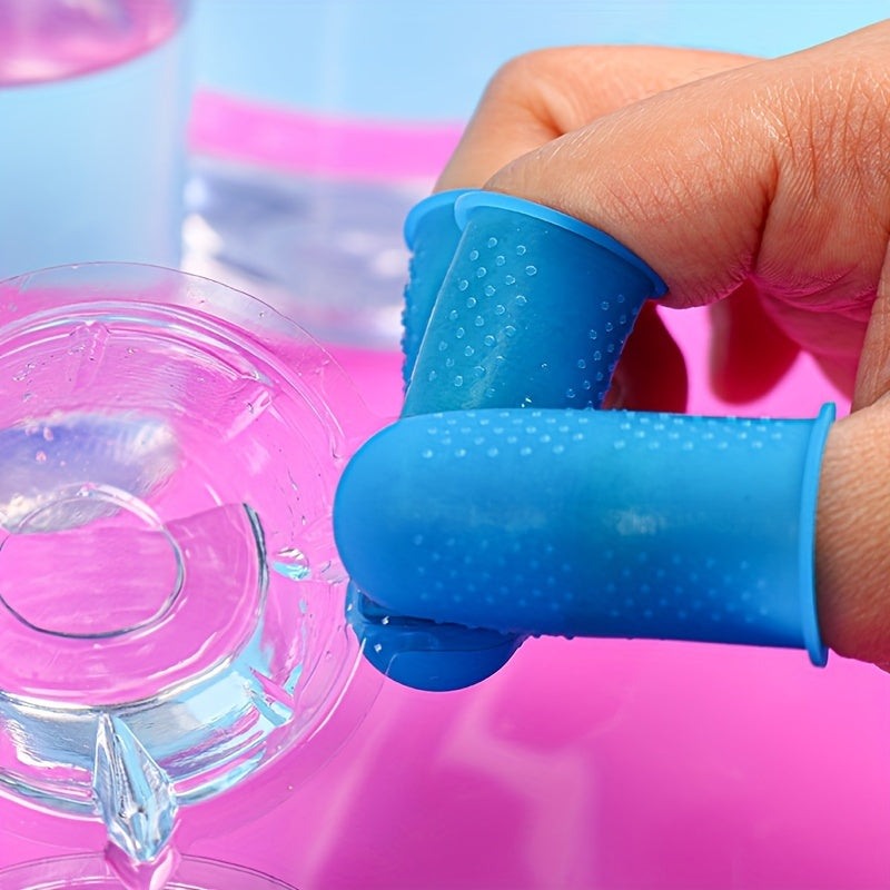 3pcs Silicone Finger Cots Sleeves Epoxy Resin Mold Casting Tool DIY Craft Art
