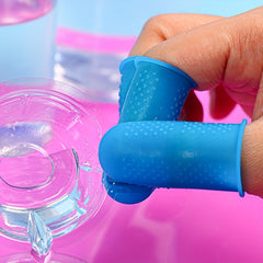 3pcs Silicone Finger Cots Sleeves Epoxy Resin Mold Casting Tool DIY Craft Art