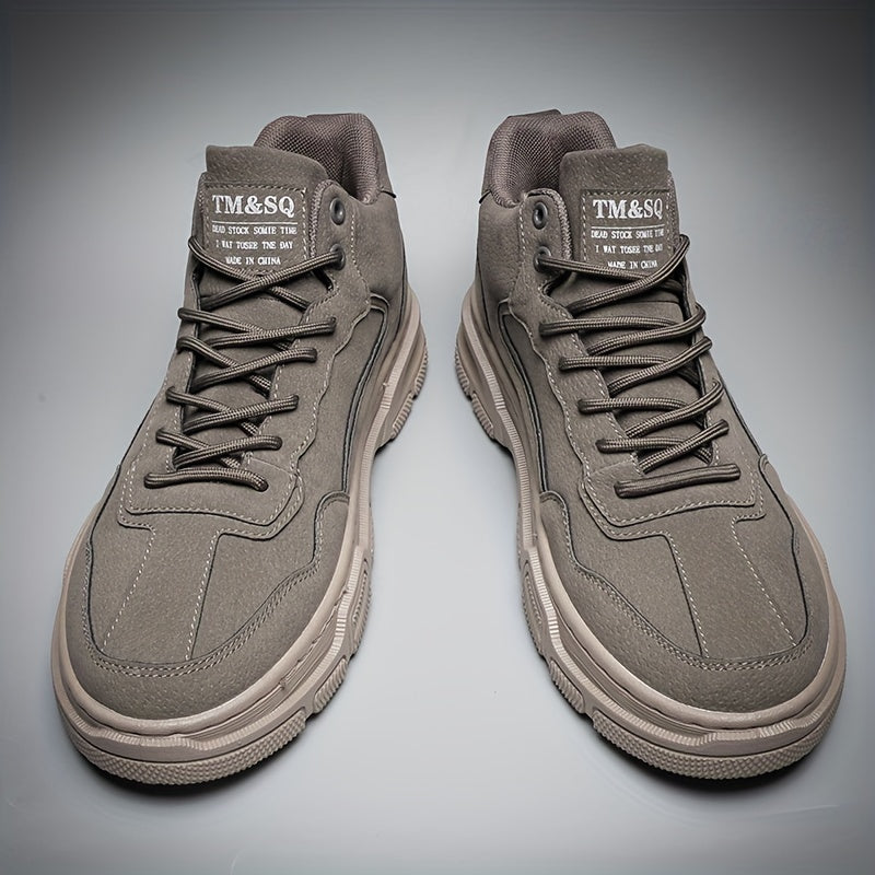 Men's Lace up Sneakers Comfortable Walking Shoes