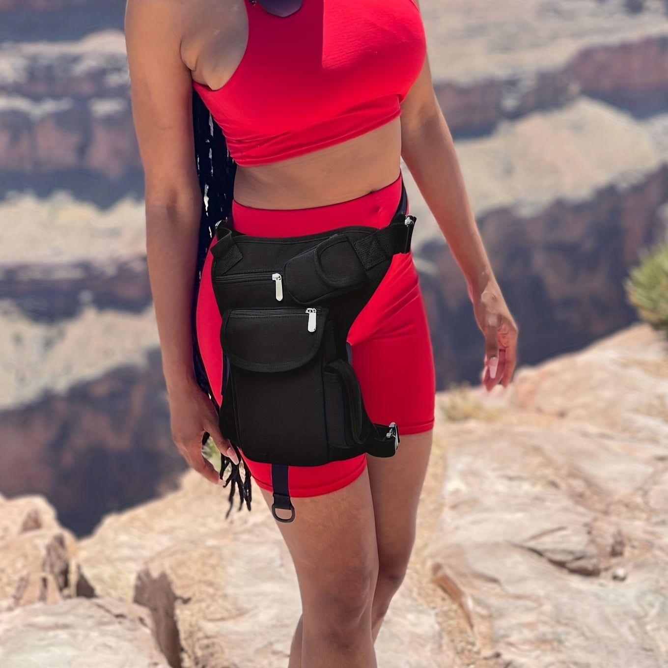 Tactical Canvas Waist Bag for Outdoor Activities
