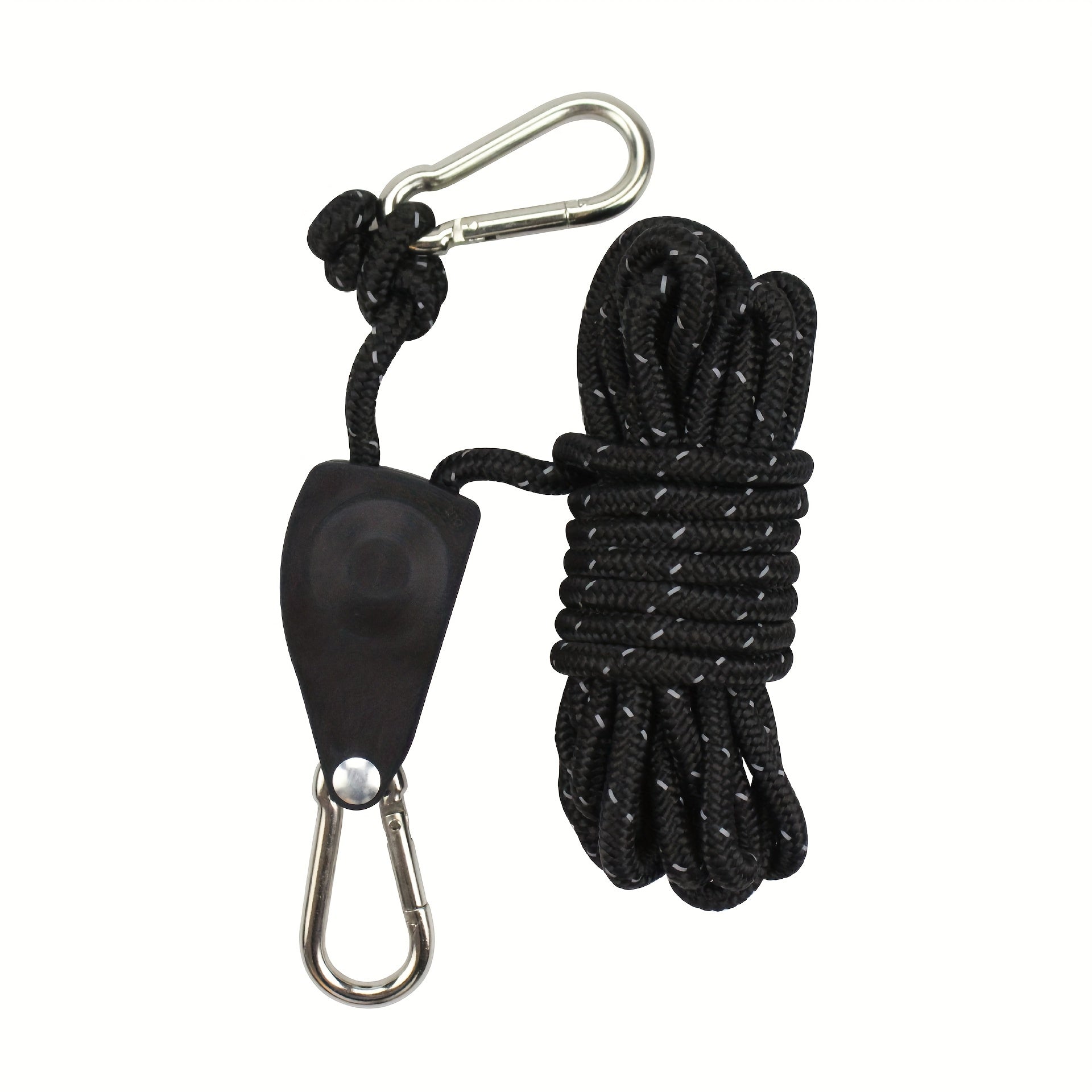 Windproof Rope with Adjuster for Canopy, Reflective Pull Rope Lanyard