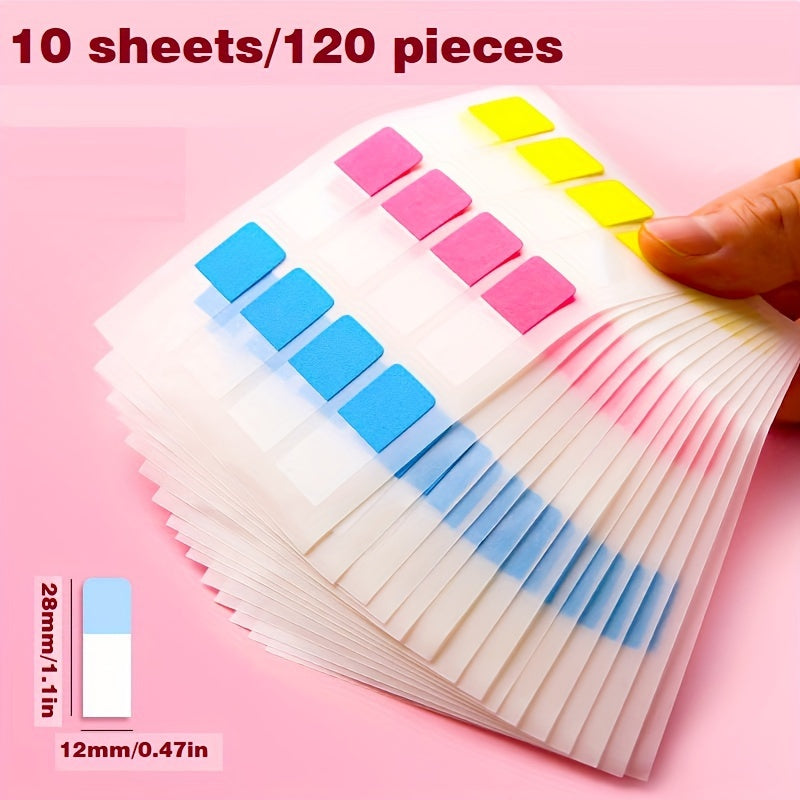 Self-Adhesive Writable Index Label Marker Pack for Office