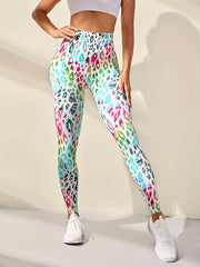 Leopard Print Yoga Pants High Stretch Leggings Women's Activewear