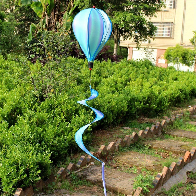 Colorful Rainbow Hot Air Balloon Windmill