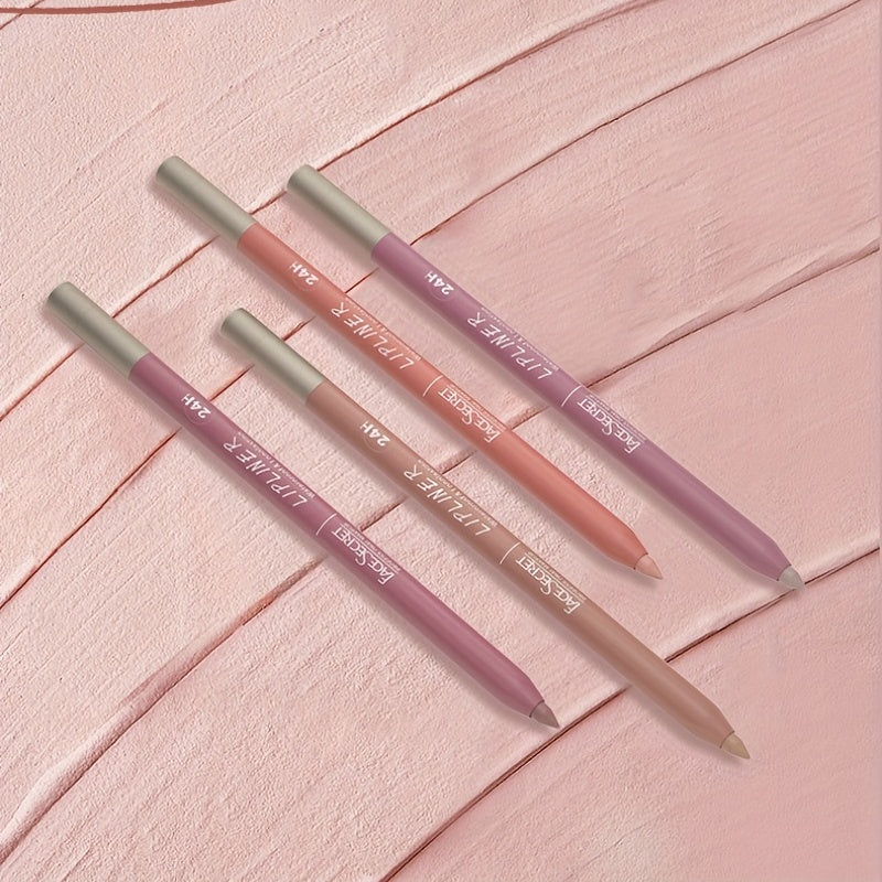 3 Pcs Nude Lip Liner Set Matte Finish with Matching Smooth Lip Liner