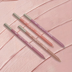 3 Pcs Nude Lip Liner Set Matte Finish with Matching Smooth Lip Liner