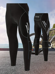 Reflective Men's Cycling Pants 4D Padding Pocket Lightweight